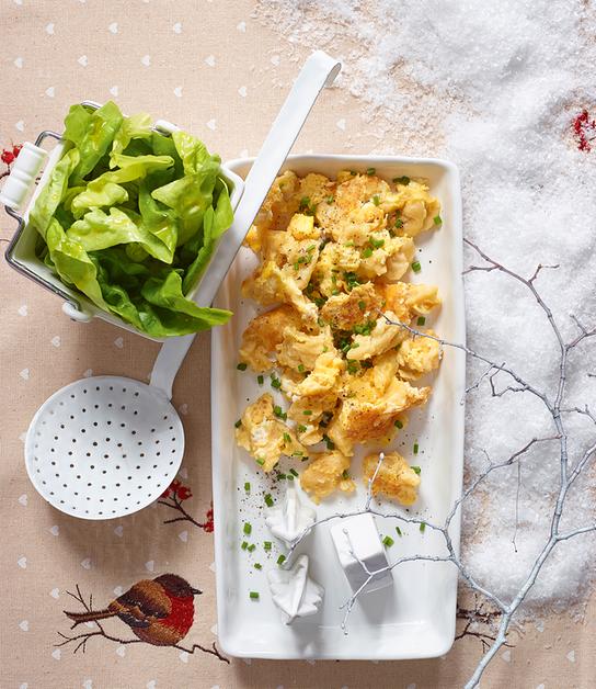 ORF nachlese Jänner 2020: Kochschule: Eiernockerln mit grünem Salat