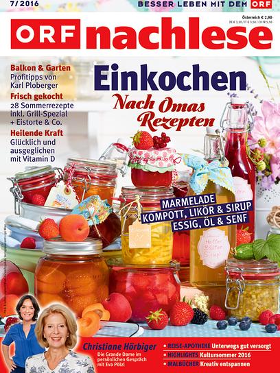 ORF nachlese Juli 2016: Cover