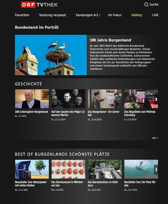 © Präsentation der ORF-TVthek–Videoarchive „100 Jahre Burgenland“ und „Volksgruppen in Österreich“