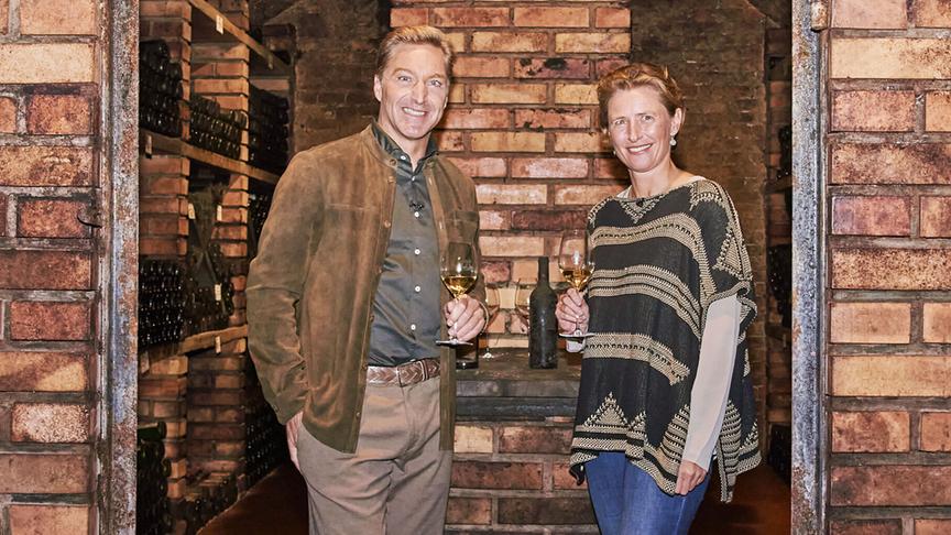 © ORF/Alois Kuschetz "Österreich vom Feinsten: Niederösterreich - Im nördlichen Weinviertel": Hans Knauß mit Marie Liechtenstein