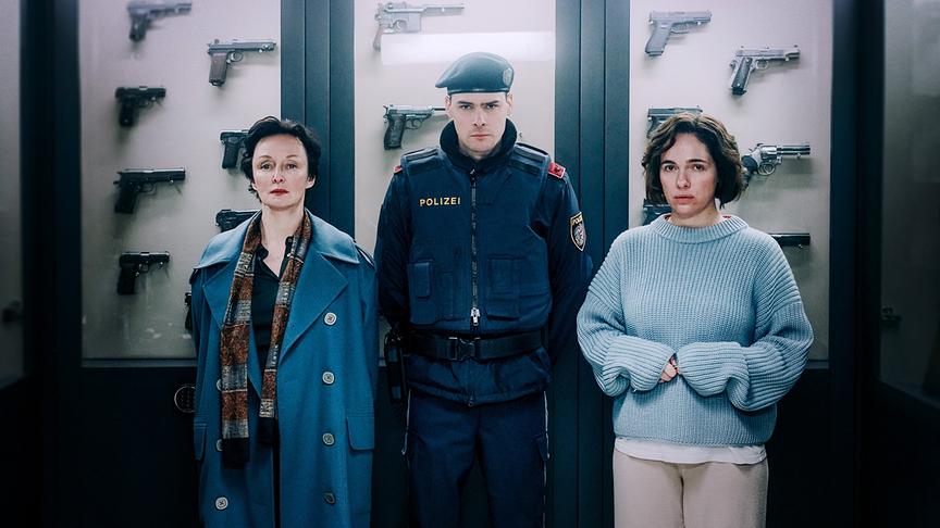 "Acht": Regina Fritsch (Marion Geyer), Thomas Prenn (Patrick Brandl), Verena Altenberger (Sandra Wolf)