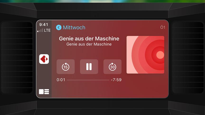 © ORF Ö1 und FM4 für Apple CarPlay und Android Auto
