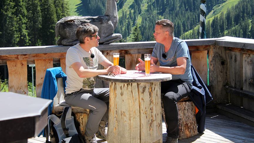 © ORF/splash productions GmbH "Berggespräche": TV-Koch Alexander Fankhauser in Fügen