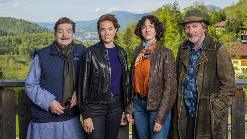 © ORF/ZDF/Satel Film/Neumayr/Christian Leopold "Die Toten von Salzburg: Letzte Reise": Erwin Steinhauer, Patricia Aulitzky, Fanny Schneider, Michael Fitz