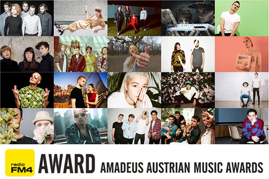 © FM4 Das Voting zum FM4 Award bei den Amadeus Austrian Music Awards 2018 startet