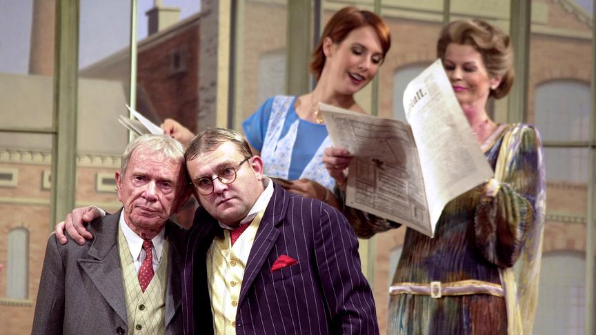  "Der keusche Lebemann". Im Bild (v.li.): Ossy Kolmann, Martin Zauner, Marianne Chappuis, Doris Nitsch