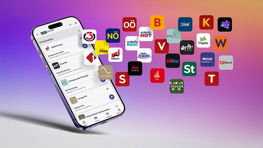 © ORF Kooperation statt Konkurrenz: ORF Sound streamt Privatradios