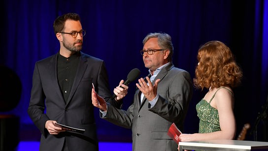 © ORF/Thomas Ramstorfer "Kultursommer 2019": Peter Fässlacher, Dr. Alexander Wrabetz (ORF-Generaldirektor), Teresa Vogl