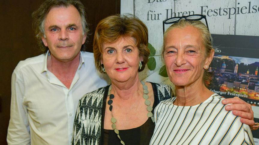 "Kultursommer 2019": Markus Hinterhäuser, Helga Rabl-Stadler, Mag. Kathrin Zechner (ORF-Programmdirektorin)