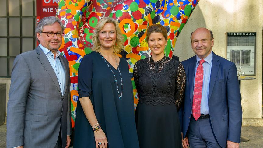 "Kultursommer 2019": Dr. Alexander Wrabetz (ORF-Generaldirektor), Camilla Nylund, Rachel Frenkel, Dominique Meyer