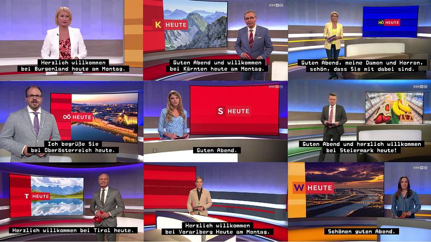 Live-Untertitelung für „Bundesland heute“-Sendungen und ORF SPORT+ ab 29. September