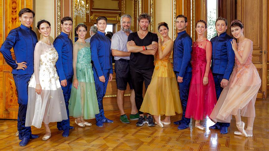 © ORF/Günther Pichlkostner Neujahrskonzert der Wiener Philharmoniker 2017: ORF-Ballettdreh erstmals in Hermesvilla