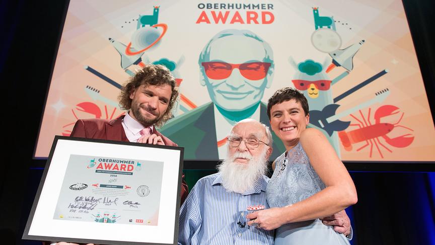 "Oberhummer Award": Martin Puntigam, James Randi, Elisabeth Oberzaucher