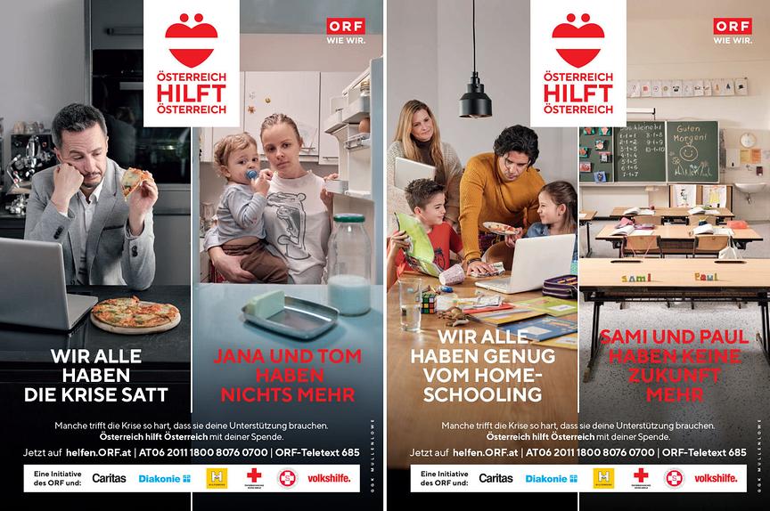 „Österreich hilft Österreich“ – ORF und Hilfsorganisationen starten Frühjahrskampagne