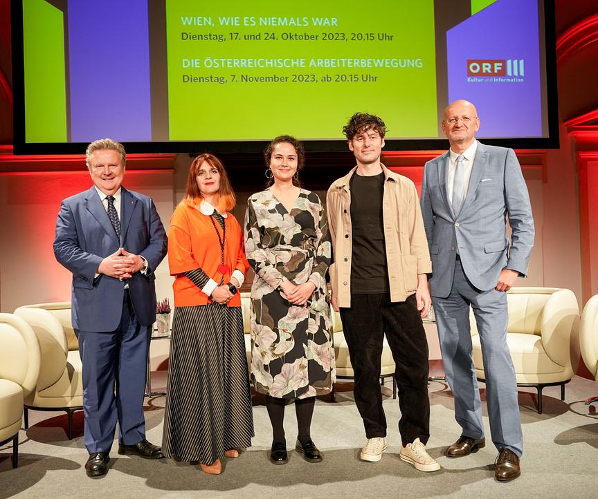 Auftakt zum ORF-III-Wien-Schwerpunkt: Präsentation "Wien, wie es niemals war" und "Die österreichische Arbeiterbewegung"