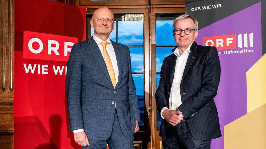 © ORF/Hans Leitner "300 Jahre Belvedere": Peter Schöber, Wolfgang Bergmann