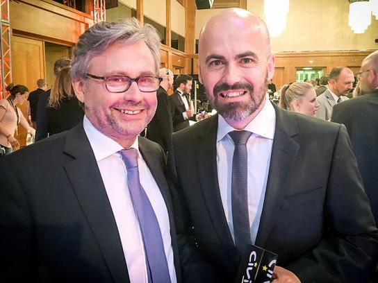 © ORF Dr. Alexander Wrabetz mit Meinhard Mühlmann