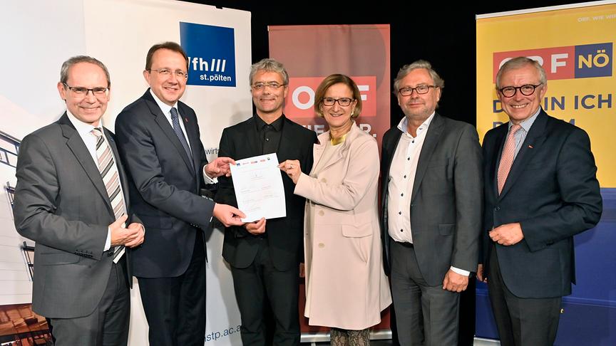 © ORF/Thomas Jantzen FH St. Pölten und ORF schließen Kooperationsvereinbarung