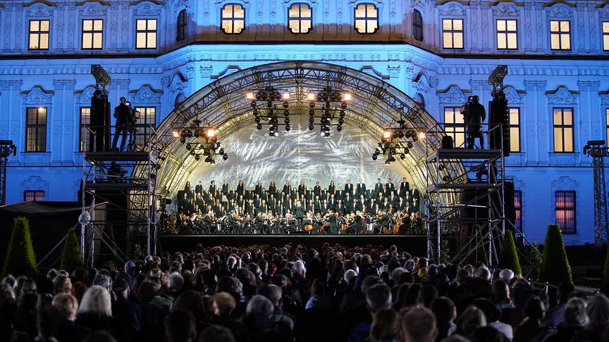 © ORF/Roman Zach-Kiesling Aus dem Belvedere: Das große Klassik-Open-Air
