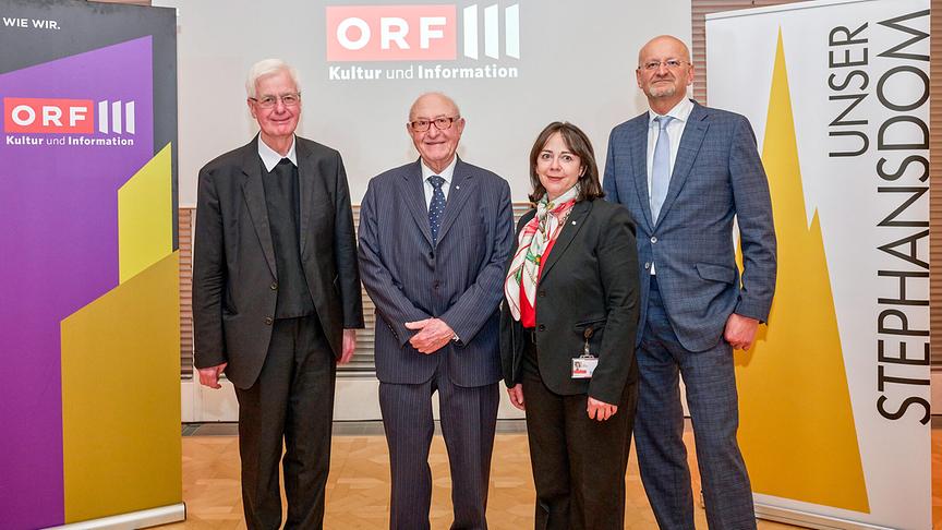© ORF/Klaus Titzer Präsentation der neuen ORF-III-Doku „St. Stephan und die Tiere“: TV-Premiere am Ostermontag