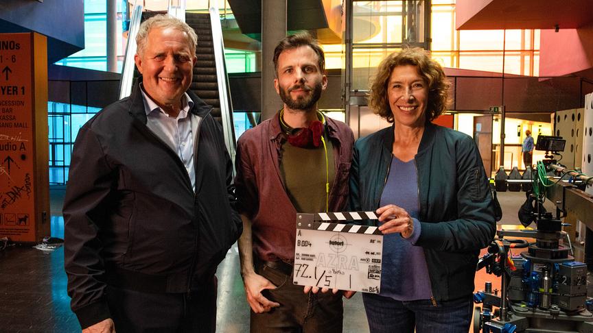 "Tatort - Azra": Harald Krassnitzer, Regisseur Dominik Hartl, Adele Neuhauser