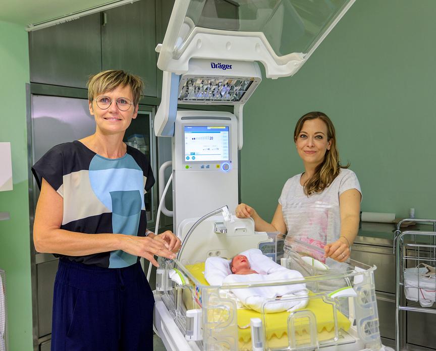 © ORF/Posch TV & piamedia/Christian Stoisser "treffpunkt medizin - Unser Wunder: Kind": Koproduzentinnen Ursula Merzeder (Posch TV) und Pia Raunjak (piamedia)