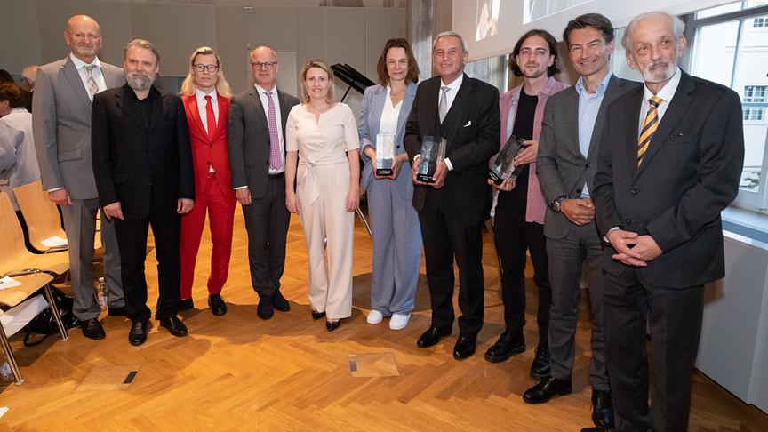 © ORF/Hans Leitner Hugo Portisch-Preis 2023: Feierliche Verleihung an Peter Fritz, Tatjana Mischke und Benjamin Hindrichs