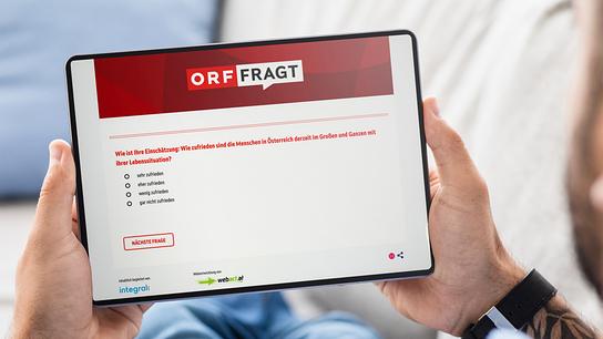 Start der großen Online-Umfrage „ORF fragt“ 2025