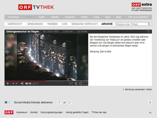 © ORF ORF-TVthek goes school - Neues Videoarchiv zur „Geschichte Vorarlbergs“