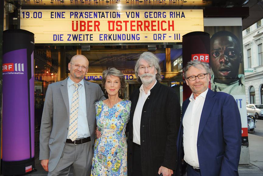 © ORF/Hubert Mican ORF-III-Präsentation von Georg Rihas „Über Österreich – Juwele des Landes: Die zweite Erkundung“