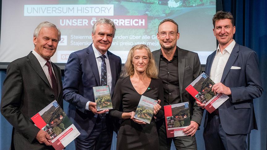 © ORF/Marija Kanizaj Steiermark-Folge der „Universum History“-Zeitgeschichteserie „Unser Österreich“ im Landesstudio Steiermark präsentiert