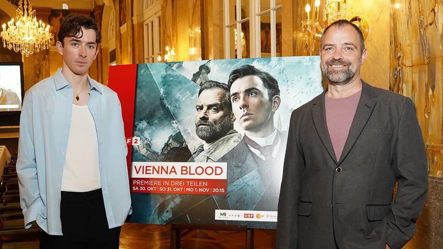 "Vienna Blood": Matthew Beard, Juergen Maurer