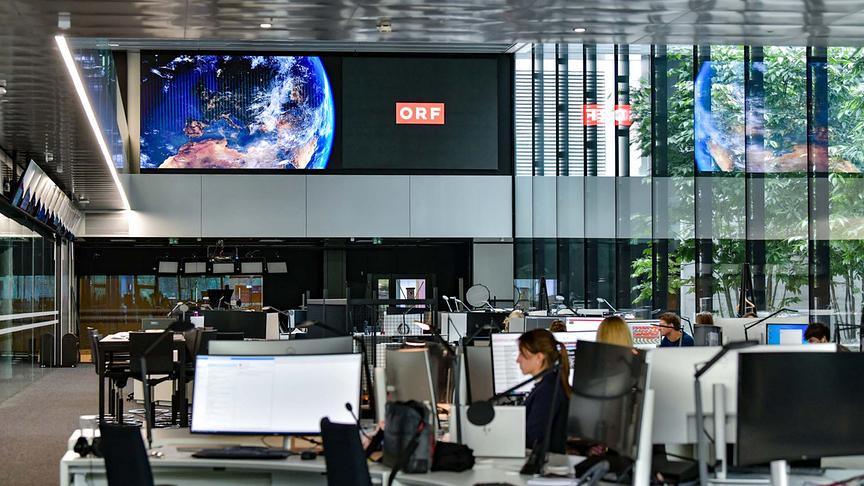 Multimedialer Newsroom