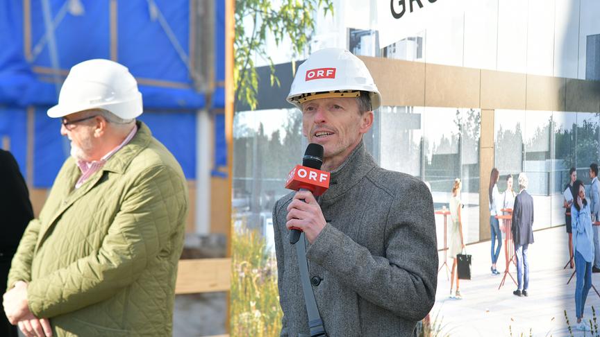 Grundsteinlegung ORF-Mediencampus 17. Februar 2020
